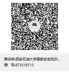 西安石油大學(xué)國家安全知識競賽群聊二維碼